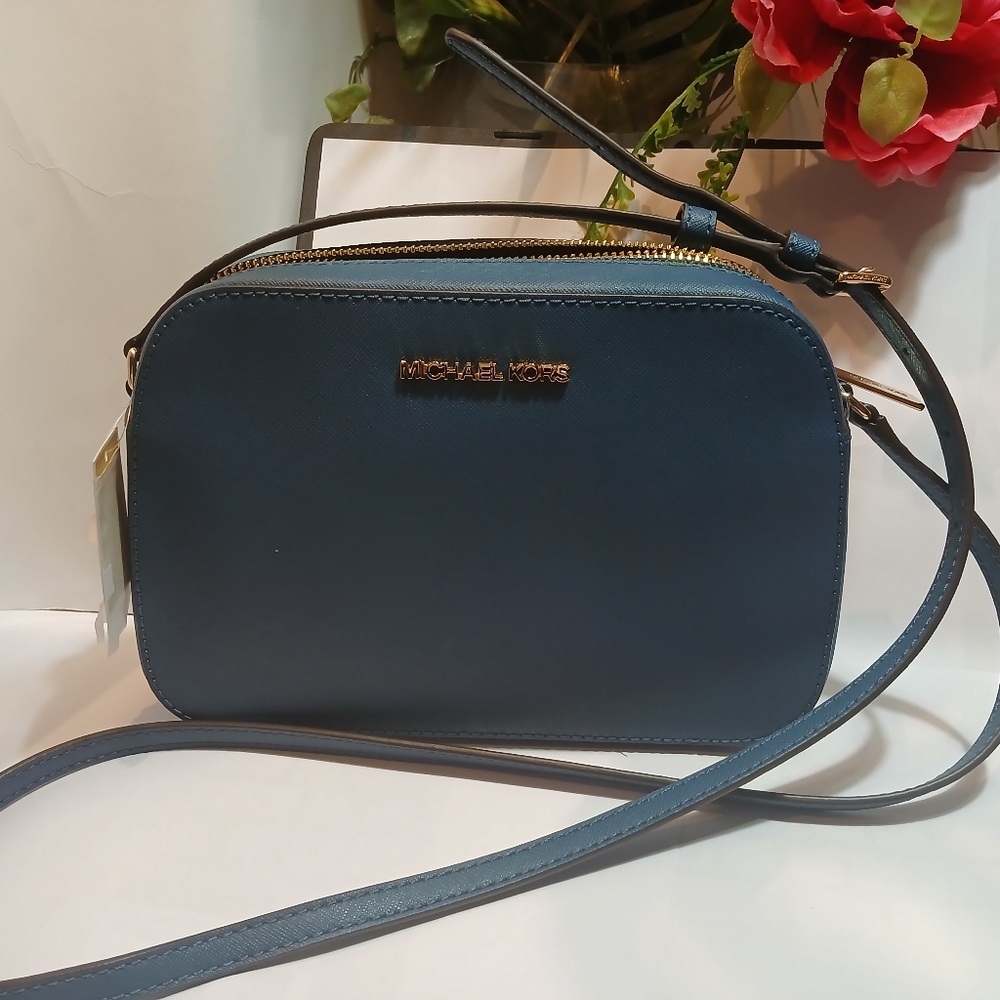Michael Kors Navy Crossbody Bag